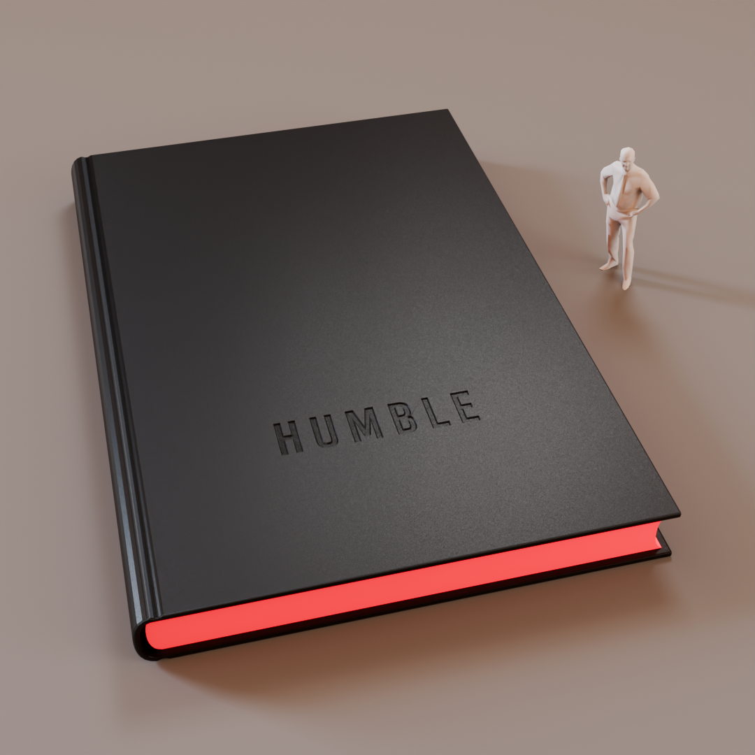 3d preview of humble book